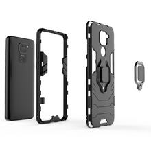 Заредете изображение във визуализатора на галерията – Ring Armor Case Kickstand Tough Rugged Cover for Xiaomi Redmi 10X 4G / Xiaomi Redmi Note 9 black
