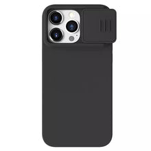 Заредете изображение във визуализатора на галерията – Nillkin CamShield Silky Silicone Case for Iphone 13 Pro Max black
