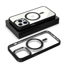 Заредете изображение във визуализатора на галерията – Tel Protect Magnetic Clear Case for Iphone 13 Pro Black
