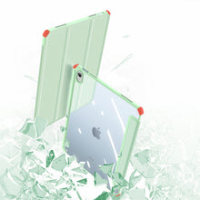 Заредете изображение във визуализатора на галерията – Dux Ducis Toby case for iPad 10.9'' 2022 (10 gen.) cover with space for Apple Pencil stylus smart cover stand green
