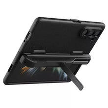 Заредете изображение във визуализатора на галерията – Nillkin Super Frosted Shield Fold Case for Samsung Galaxy Z Fold 5 5G black (pen holder)
