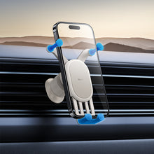 Заредете изображение във визуализатора на галерията – Baseus Stable Series air vent car holder gray (SUWX020002)
