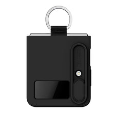 Заредете изображение във визуализатора на галерията – Nillkin CamShield Silky Silicone Case for Samsung Galaxy Z Flip 4 Silicone Cover with Camera Protector Black
