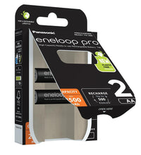 Заредете изображение във визуализатора на галерията – Rechargeable Batteries Panasonic Eneloop PRO HR6/AA 2500mAh - 2pcs blister pack
