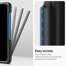 Заредете изображение във визуализатора на галерията – Spigen SLIM ARMOR PRO PEN GALAXY Z Fold 5 BLACK
