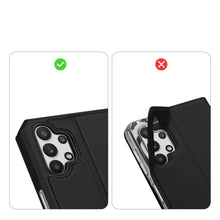 Заредете изображение във визуализатора на галерията – DUX DUCIS Skin X Bookcase type case for Samsung Galaxy A32 5G black
