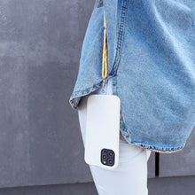 Заредете изображение във визуализатора на галерията – Stylish cord lanyard with an insert for the phone of the keys, pattern 5
