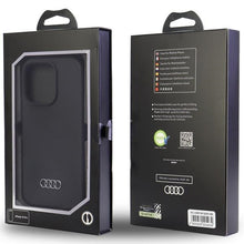 Заредете изображение във визуализатора на галерията – Original Case AUDI hardcase Silicone Case AU-LSRIP13P-Q3/D1-BK for Iphone 13/ 13 Pro black
