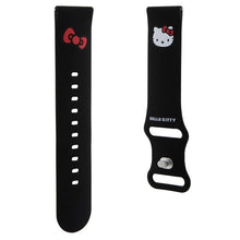 Заредете изображение във визуализатора на галерията – Hello Kitty Silicone Kitty Head strap universal 22mm - black
