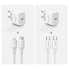 Заредете изображение във визуализатора на галерията – Ugreen small fast charger USB-C PD 20W white (CD241)
