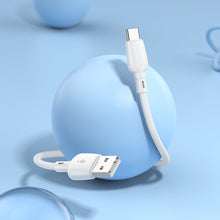 Заредете изображение във визуализатора на галерията – Borofone Cable BX93 Super Power - USB to Type C - 27W 3A 0,25 metres white
