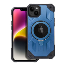 Заредете изображение във визуализатора на галерията – Armor Mag Cover case compatible with MagSafe for IPHONE 14 PLUS blue
