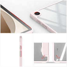 Заредете изображение във визуализатора на галерията – Dux Ducis Toby case with flip stand for Samsung Galaxy Tab A9+ - pink
