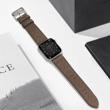Заредете изображение във визуализатора на галерията – Strap Leather Leather strap for Apple Watch SE, 8, 7, 6, 5, 4, 3, 2, 1 (41, 40, 38 mm) bracelet dark brown
