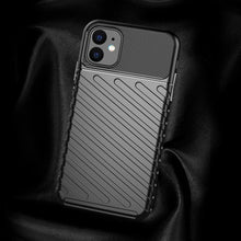 Заредете изображение във визуализатора на галерията – Thunder Case Flexible Tough Rugged Cover TPU Case for iPhone 11 black
