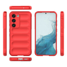 Заредете изображение във визуализатора на галерията – Magic Shield Case for Samsung Galaxy S23 flexible armored cover red
