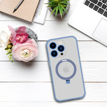 Заредете изображение във визуализатора на галерията – Tel Protect Magical Magsafe Stand Case for Iphone 15 Pro blue
