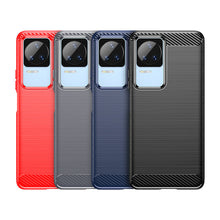 Заредете изображение във визуализатора на галерията – Carbon Case for Xiaomi Poco F4 5G flexible silicone carbon cover black
