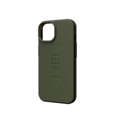 Заредете изображение във визуализатора на галерията – ( uag ) urban armor gear civilian compatible with magsafe гръб за iphone 13 / 14 green

