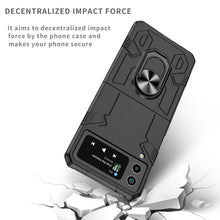 Заредете изображение във визуализатора на галерията – Forcell mecha case for samsung galaxy z flip 4 5g black
