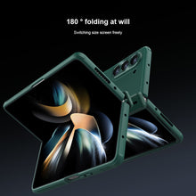 Заредете изображение във визуализатора на галерията – Nillkin Super Frosted Shield Fold Case for Samsung Galaxy Z Fold 5 5G green (bracket)
