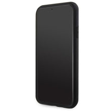 Заредете изображение във визуализатора на галерията – Guess GUHMN61P4RPSK iPhone 11 / Xr black/black hardcase 4G Printed Stripes MagSafe
