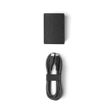 Заредете изображение във визуализатора на галерията – UNIQ Ład. siec. Votre Slim USB-C PD 18W MFI + kabel USB-C na lightning czarny/charcoal black
