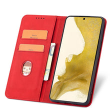 Заредете изображение във визуализатора на галерията – Magnet Fancy Case for Samsung Galaxy S23 Ultra Cover with Flip Stand Wallet Red

