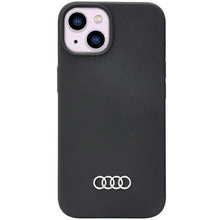 Заредете изображение във визуализатора на галерията – Original Case AUDI hardcase Silicone Case AU-LSRIP14-Q3/D1-BK for Iphone 14 black

