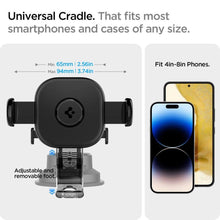 Заредете изображение във визуализатора на галерията – Spigen UTS35 ONETAP UNIVERSAL DASHBOARD CAR MOUNT BLACK
