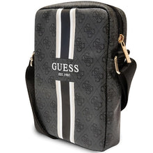 Заредете изображение във визуализатора на галерията – Guess 4G Stripes bag for 8" tablet - black
