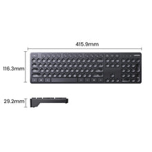 Заредете изображение във визуализатора на галерията – Ugreen KU004 2.4GHz wireless keyboard - black
