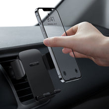Заредете изображение във визуализатора на галерията – Baseus car holder air vent easy control pro clamp black suyk010101 - TopMag
