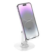 Заредете изображение във визуализатора на галерията – HOCO desktop stand rotating dual axis Winner HD6 (4,5' - 7") white
