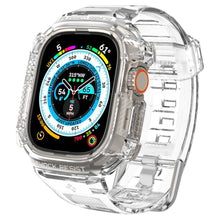 Заредете изображение във визуализатора на галерията – Spigen RUGGED ARMOR "PRO" Apple Watch ULTRA (49MM) CRYSTAL CLEAR
