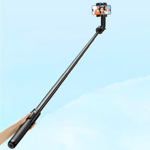 Заредете изображение във визуализатора на галерията – Selfie stick / telescopic pole with stand and Bluetooth remote control 1.5m Ugreen LP586 - black

