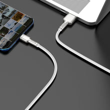 Заредете изображение във визуализатора на галерията – Baseus Cable Cafule Metal - USB to Type C - 66W 2 metres (CAKF000202) white
