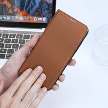 Заредете изображение във визуализатора на галерията – Dux Ducis Skin X2 Case for Xiaomi Redmi Note 12 5G / Poco X5 5G Cover Flip Wallet Stand Brown
