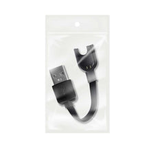 Заредете изображение във визуализатора на галерията – Cable usb for charging xiaomi mi band 3 15±1cm black - TopMag
