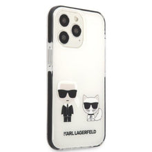 Заредете изображение във визуализатора на галерията – Karl Lagerfeld KLHCP13LTPEKCW iPhone 13 Pro / 13 6.1" hardcase white/white Karl&amp;Choupette
