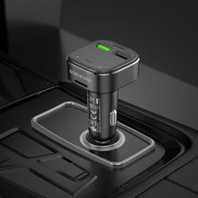 Заредете изображение във визуализатора на галерията – Borofone Transmitter FM BC43 Flash MP3, Bluetooth - 2xUSB + microSD - QC 3.0 18W black

