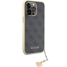 Заредете изображение във визуализатора на галерията – Guess 4G Charms Collection case for iPhone 15 Pro Max - gray
