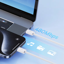 Заредете изображение във визуализатора на галерията – Baseus Superior Series ll USB-C - USB-C 30W 480Mb/s 2m cable - white
