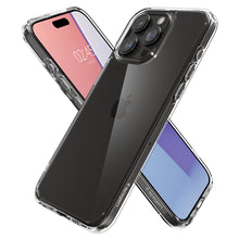 Заредете изображение във визуализатора на галерията – Spigen Crystal Hybrid, crystal clear - iPhone 15 Pro Max
