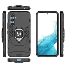 Заредете изображение във визуализатора на галерията – Wozinsky Ring Armor case for Samsung Galaxy A34 5G armored cover magnetic holder ring black
