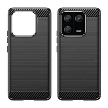 Заредете изображение във визуализатора на галерията – Carbon Case case for Xiaomi 13 Pro flexible silicone carbon cover black
