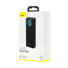 Заредете изображение във визуализатора на галерията – Baseus Amblight powerbank 30000 mAh 65 W PD3.0 QC3.0 4x USB / 1x USB Type C + USB Type C cable black (PPLG-A01) - TopMag
