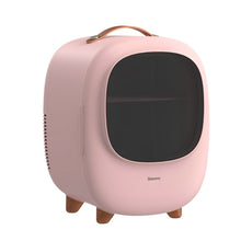 Заредете изображение във визуализатора на галерията – Baseus mini portable travel fridge refrigerator pink (CRBX01-A04) - TopMag
