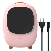 Заредете изображение във визуализатора на галерията – Baseus mini portable travel fridge refrigerator pink (CRBX01-A04) - TopMag
