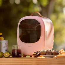 Заредете изображение във визуализатора на галерията – Baseus mini portable travel fridge refrigerator pink (CRBX01-A04) - TopMag
